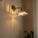 DecorBites™ Glass Sconce LED Wall Lamp, Copper Nordic Bedroom Light Fixtures