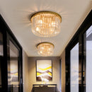 DecorBites™ Crystal Flush Mount Ceiling Light for Home Hotel Restaurant Decoration