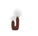 DecorBites™ Glass Ball Table Lamp: Green Pink Resin Nordic Creativity Cute Bedroom Decor