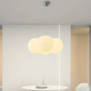 DecorBites™ Glass Ball Milky White Chandelier for Home Decor Fixture