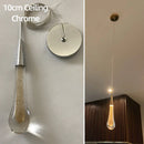 DecorBites™ Crystal Glass LED Pendant Lights for Restaurant, Bar, and Staircase