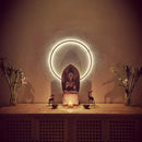 DecorBites™ Designer Ring LED Wall Light: Minimalist Nordic Decor Lamp for Living Room Atmosphere.