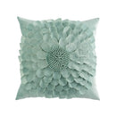 DecorBites™ 3D Velvet Flower Pillow Covers in Yellow Beige 45x45cm