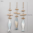 DecorBites™ Coastal Wooden Lighthouse & Ship Model for Mediterranean Home Decor