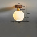 DecorBites™ Copper Wood LED Ceiling Lamp Modern Indoor Lighting Fixtures
