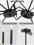 DecorBites™ Industrial Retro Chandelier for Dining Room and Kitchen Lighting