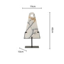 DecorBites™ Abstract Jade Pendant Marble Sculpture - Home Decor Geometric Figurines