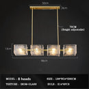 DecorBites™ Crystal Chandelier: Modern Luxury Pendant Light for Living Room, Restaurant, and Bar