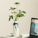 DecorBites™ Graffiti Ceramic Vase for Stylish Flower Arrangements