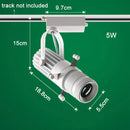 DecorBites™ Adjustable LED Track Spotlights for Art Gallery Church Museum, Square Shape