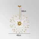 DecorBites™ Crystal Dandelion LED Chandelier for Luxury Indoor Decor