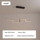 DecorBites™ LED Ceiling Chandelier Dimmable for Dining Room Kitchen Bar Pendant Lamp