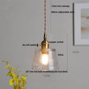 DecorBites™ Green Glass Adjustable LED Pendant Lamp - Modern Nordic Hanging Light