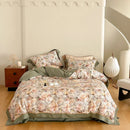 DecorBites™ Egyptian Cotton Bedding Set Queen King Ru Double, Quilt Cover Sheet Pillowcase