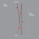 DecorBites™ LED Belt Chandelier Pendant Light for Dimmable Indoor Lighting in Living Room