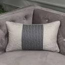 DecorBites™ Frosted Gold Satin Lumbar Pillow Covers - Luxe Sofa Cushion Cases