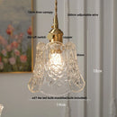 DecorBites™ Glass LED Pendant Lamp: Nordic Modern Design, Adjustable Hanging Light Fixture