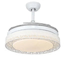DecorBites™ Gold Ceiling Fan Lights Remote Control 36/42inch Dining Bedroom Living Luminaria