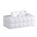 DecorBites™ Desktop Tissue Box Holder: Elegant Paper Towel Storage Tray for Home and Office