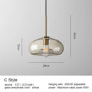 DecorBites™ Glass Pendant Lights Dining Kitchen Bar Chandelier