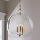DecorBites™ Glass Ball LED Chandelier for Modern Restaurant & Bar Decor