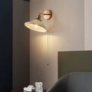 DecorBites™ Ceramic Canopy LED Wall Sconce Modern Bedroom Light Fixture
