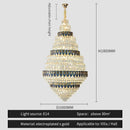 DecorBites™ Crystal Headlight Luxury Lighting for Villa, Hotel, and Restaurant