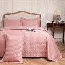 DecorBites™ Egyptian Cotton Quilt Set, Reversible Bedspread, Luxe Coverlet, 3Pcs