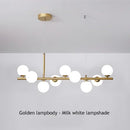 DecorBites™ 9-Light Black LED Pendant Chandelier for Modern Living Spaces