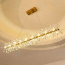 DecorBites™ Crystal LED Chandelier for Home Decor – Modern Hanging Lamp