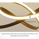 Modern minimalist white led pendant light for living room