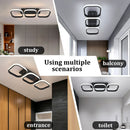 DecorBites™ Acrylic LED Ceiling Lamp: Modern Nordic Chandelier for Living Dining Room & Aisle