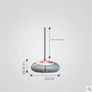 DecorBites™ Glass LED Chandeliers for Living Room Bedroom Kitchen Pendant Lamp
