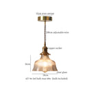 DecorBites™ Glass Pleats LED Pendant Lights for Home and Commercial Spaces