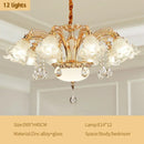 DecorBites™ Crystal Ceiling Chandelier for Modern Luxury Living Room & Hotel Lobby