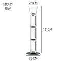 DecorBites™ Glass LED Floor Lamp for Modern Interior Decor
