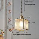 DecorBites™ Glass Globe LED Pendant Light Fixture for Porch Kitchen Aisle, Adjustable Hanging Lamp