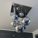 DecorBites™ Glass Lava LED Pendant Ceiling Lamp for Living Room Bedroom Loft Chandelier