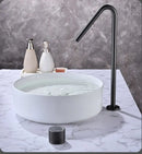 DecorBites™ Brushed Black Basin Faucet with Rotating Two-Hole Sink Tap - Widespread Bathroom Tap