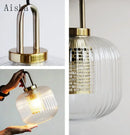 DecorBites™ Clear Glass Pendant Lamp: Modern Designer Lighting for Bar, Restaurant, Bedroom, Aisle & more