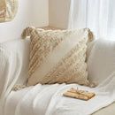 DecorBites™ Geometric Tufted Tassel Cushion Cover 30x50cm/45x45cm