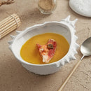 DecorBites™ Crab-Shaped Ceramic Soup Bowl with Lid - Specialty Tableware for Restaurants
