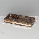 DecorBites™ Emperador Dark Marble Bathroom Set: Toothbrush Holder, Soap Dispenser, Luxury Accessories