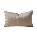 DecorBites™ Convex Rings Geometry Jacquard Pillowcase Cappuccino Luxury Cushion Cover