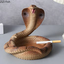 DecorBites™ Cobra Ashtray Resin Crafts: Stylish Smoking Accessories for Home and Office