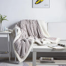 DecorBites™ Cozy Nordic Wool Throw Blanket: Soft & Stylish for Office, Sofa, or Shawl