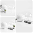 DecorBites™ Acrylic Round Globe Lamp Shade for Outdoor Post Pillar Lawn Lighting