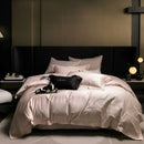 DecorBites™ Embroidered Egyptian Cotton Bedding Set - Queen/King, Luxury Bed Sheet & Pillowcases