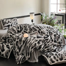 DecorBites™ Cozy Rabbit Hair Bed Set, Queen Size Comforter for Winter Luxury Comfort