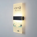 DecorBites™ Acrylic Shade LED Square Wall Lamp for Home Decor